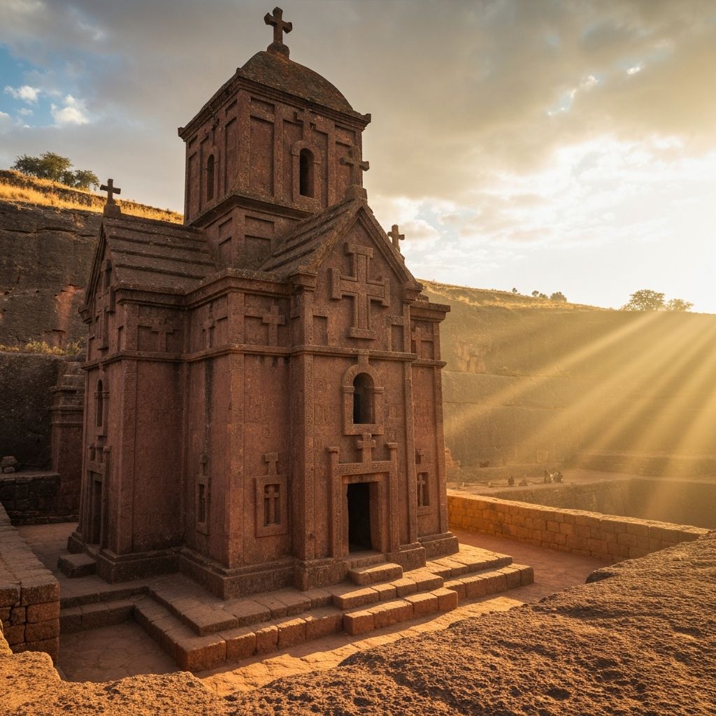 Rock-hewn Church of Lalibela Ethiopia